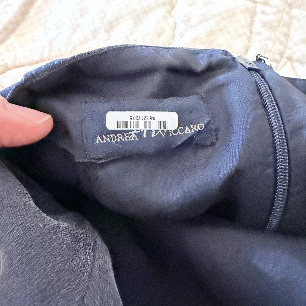 Classic Navy Pencil Skirt - Picture 3 of 3